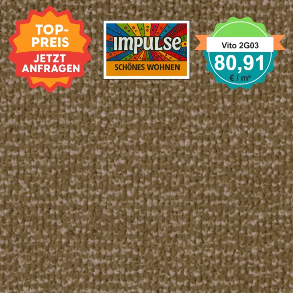 Vorwerk Vito 2G03 mais Velours Teppichboden